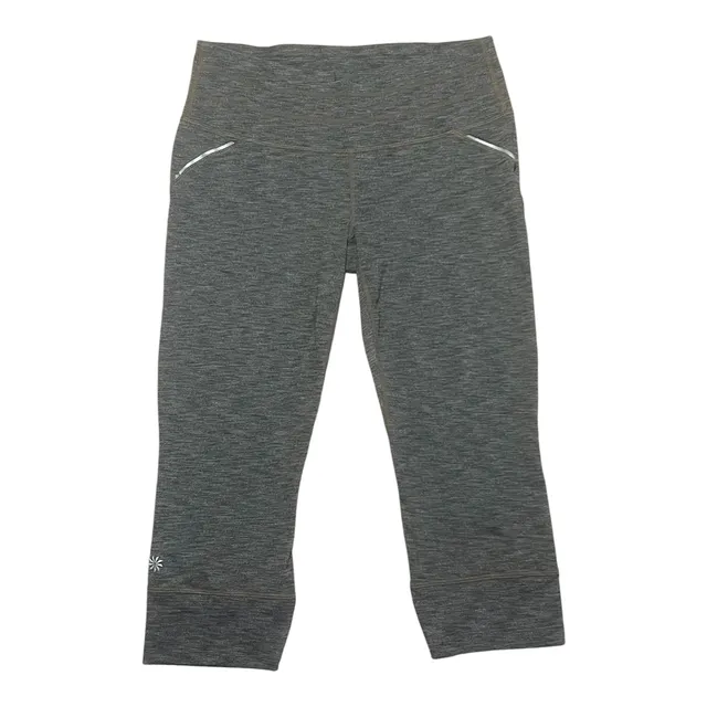 Athleta Capris Gray Athletic Leggings