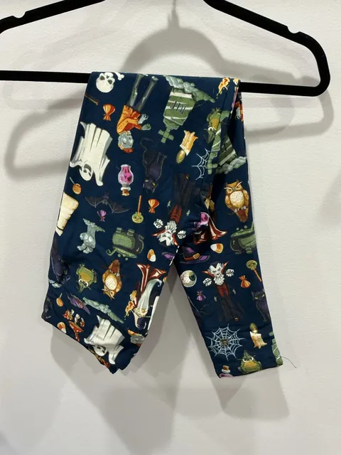 LuLaRoe OS NWT Halloween Leggings Spooky Print #63