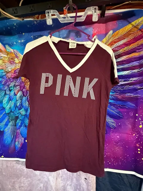 Victoria's Secret PINK V-Neck T-Shirt Size XS