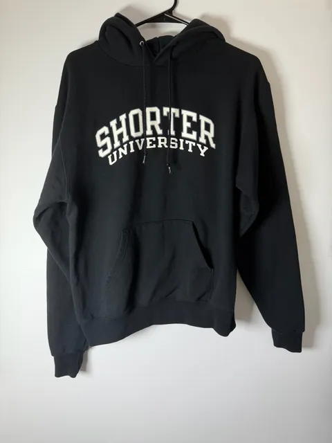 Champion Shorter University Hoodie Size M Black