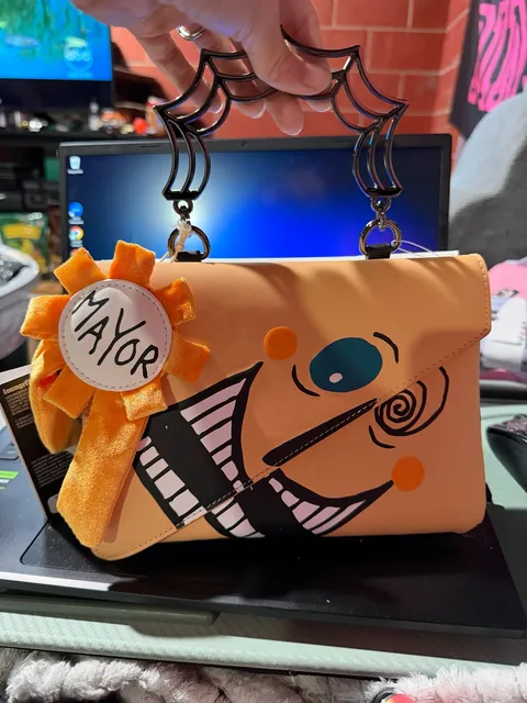 Loungefly Disney The Nightmare Before Christmas Mayor Reversible Crossbody Bag