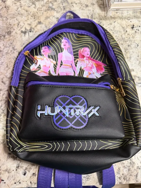 Huntrix Mini Backpack Black Purple