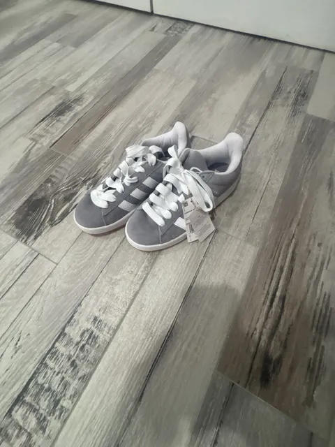 Adidas Campus 00s J Size 5 Grey White Sneakers New With Tags