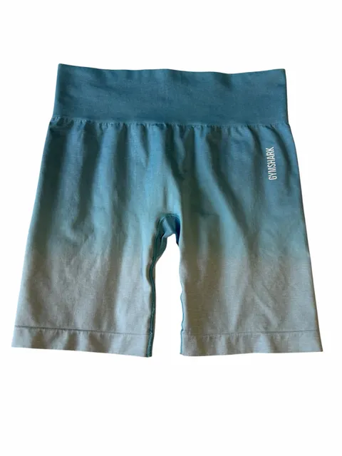 Gymshark Adapt Ombre Seamless Cycling Shorts Size XL Blue Workout