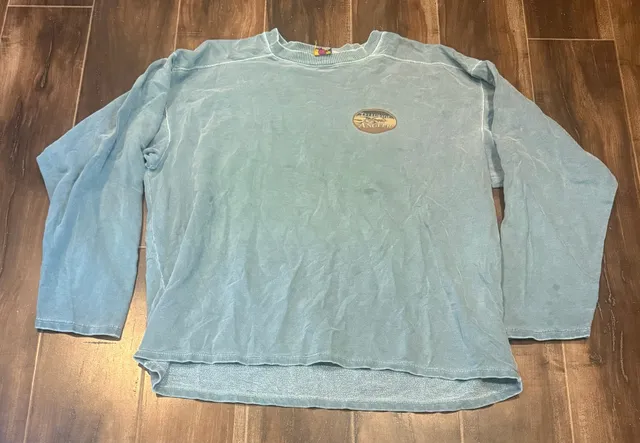 Telluride Angler Vintage Mineral Wash Long Sleeve Crewneck Sweatshirt