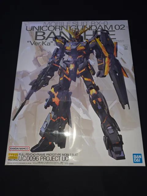 Bandai Spirits MG 1/100 Unicorn Gundam 02 Banshee Ver.Ka Model Kit