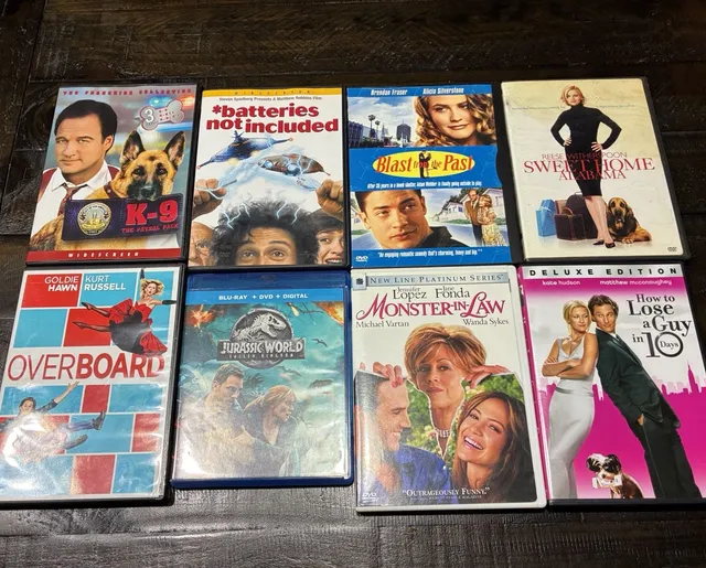 Lot of 8 PG-13 Comedy And Drama DVD Movies Collection