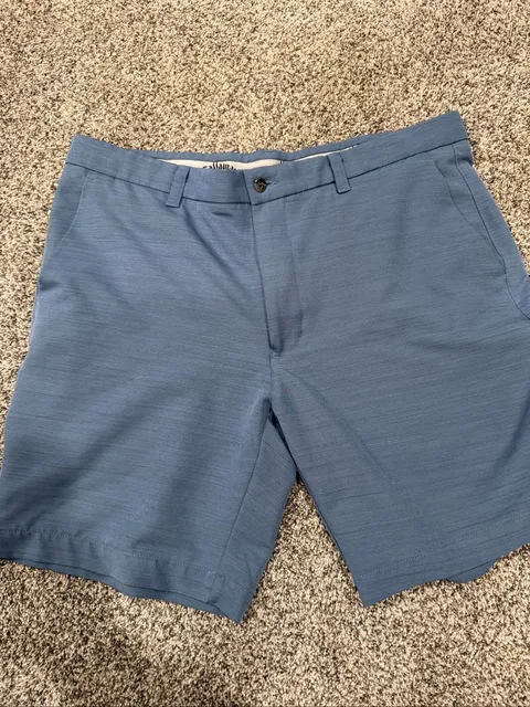 Callaway Golf Shorts Size 36 Blue Heather Performance