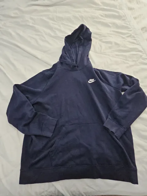 Nike Pullover Hoodie Sweatshirt Navy Blue