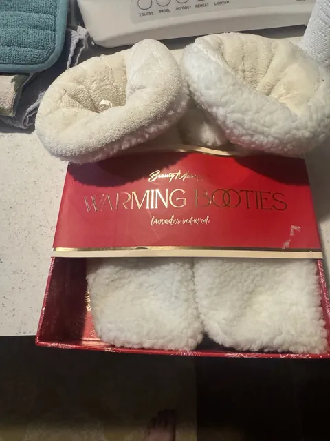 Beauty Muse Pro Lavender Infused Warming Booties One Size Fits Most