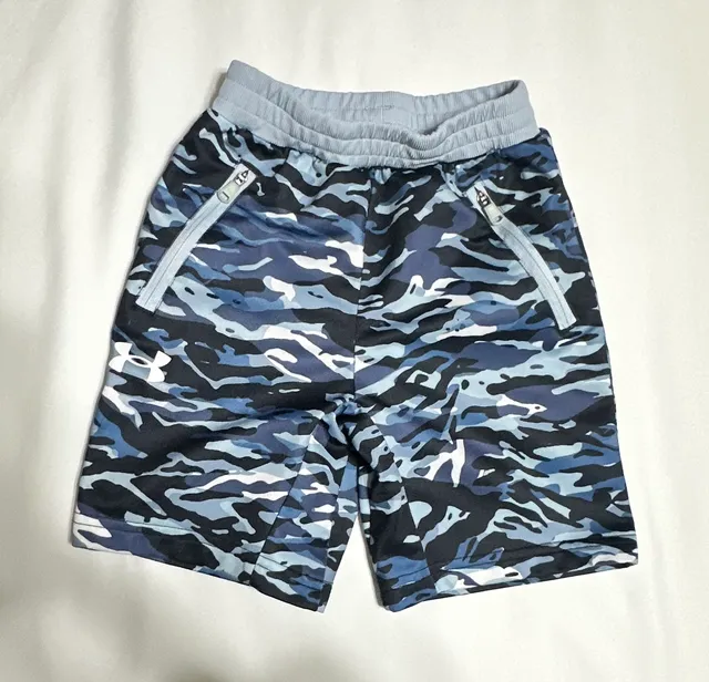 Under Armour Camo Shorts Blue