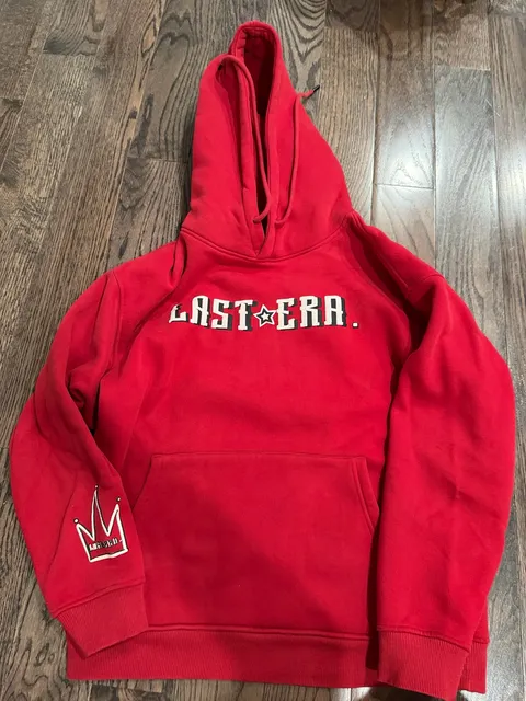 Last Era Red Hoodie Product Of The Past Sweatshirt