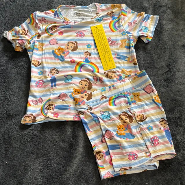 Weiwei Pajama Set Size 4T Ms Rachel