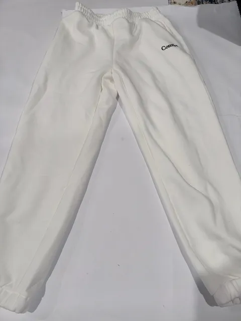 Comfrt Cloud Sweatpants Size L White Logo Joggers