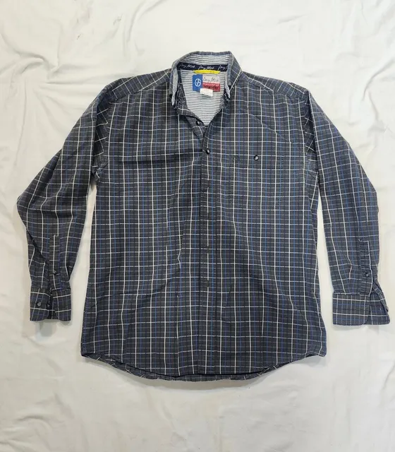 Wrangler George Strait Long Sleeve Button Down Shirt Size L