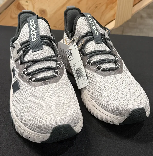 Adidas Kaptir 4.0 Size 10.5 Gray Cloudfoam Athletic Sneakers