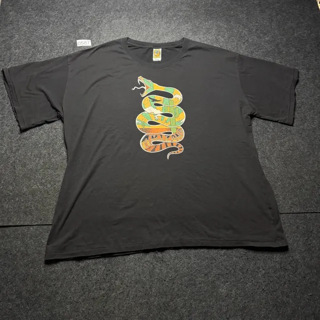 Faded Black Arizona Snake Tee Classic Rock Couture Western Graphic Tee Unisex