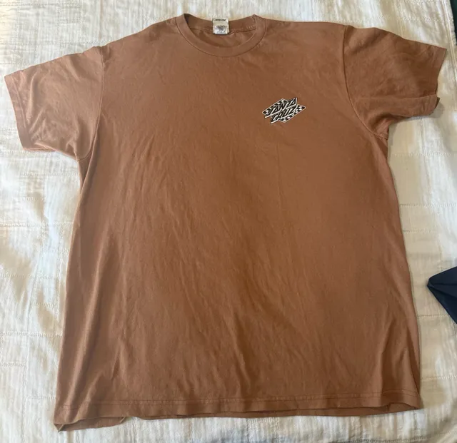 Santa Cruz T-Shirt Size XL Brown Logo Graphic Tee