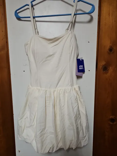 (412) JoyLab Active Dress Size S White