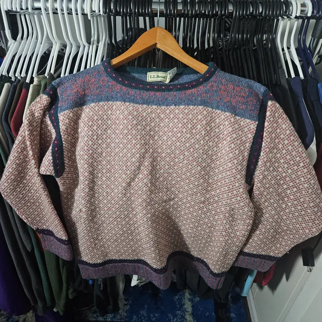 L.L. Bean Fair Isle Norwegian Sweater