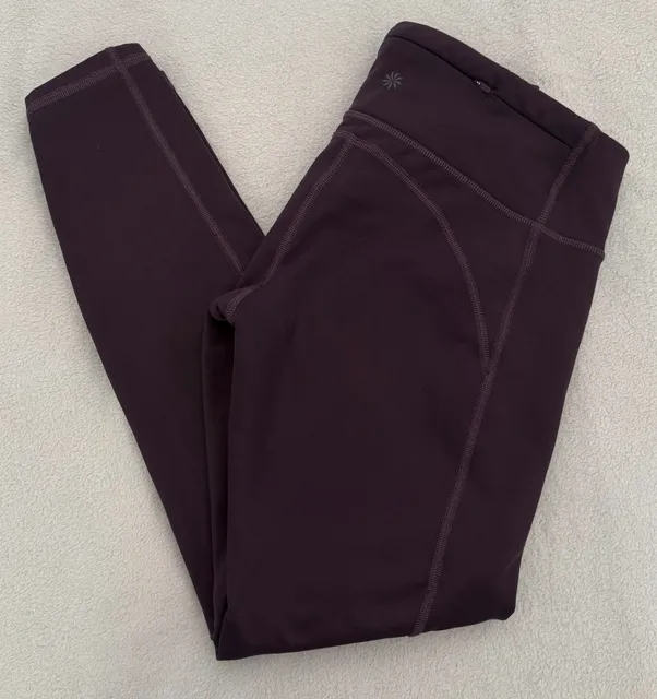 Athleta Accelerate 7/8 Leggings in Deep Purple size S