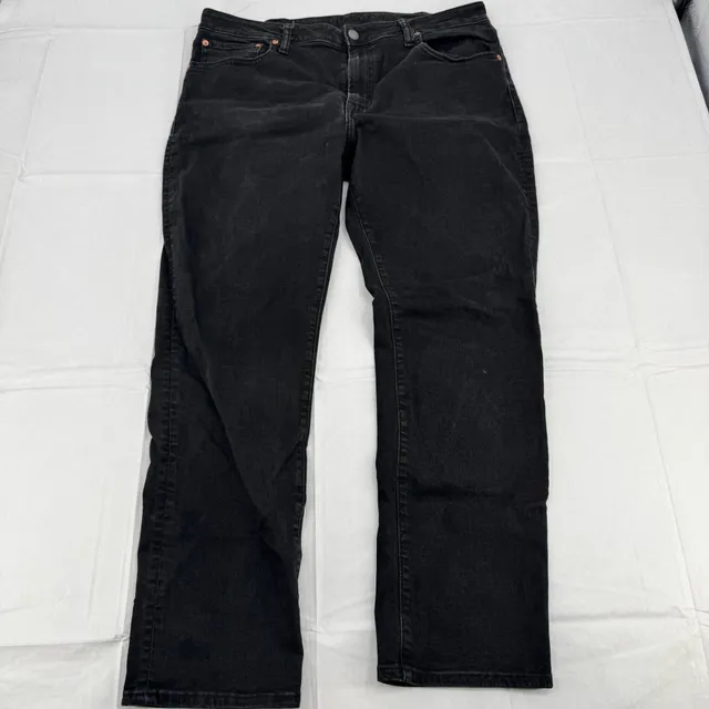 American Eagle Slim Straight Jeans Black Size 33x30