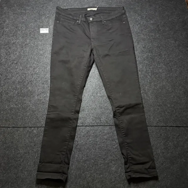 Levi's 711 Skinny Jeans Size 30 Black