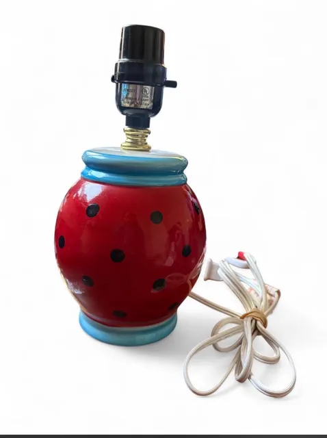 Wangs International Ladybug 13" Dolomite Table Lamp Base