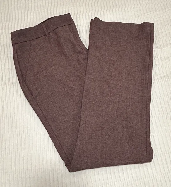 Express Columnist Barely Boot Mid Rise Size 10R Maroon/Red Pants