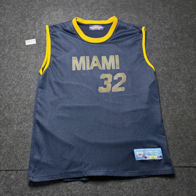 Suxxess Miami 32 Basketball Jersey Size L Blue Yellow