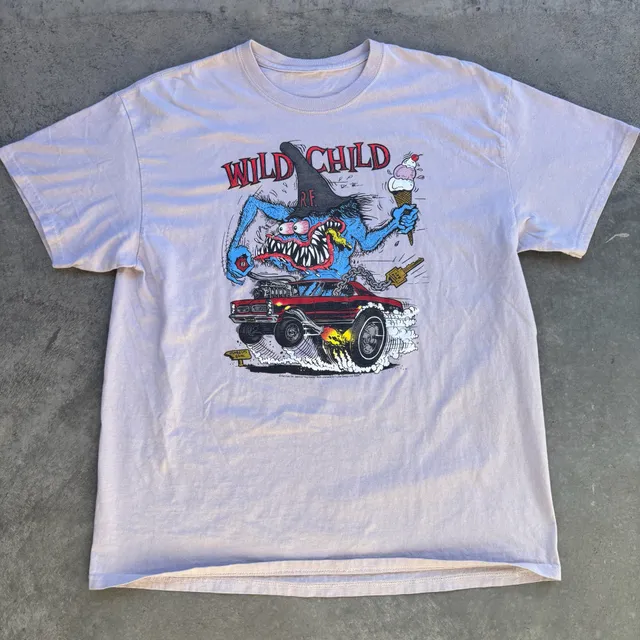 2004 Vintage Ed Big Daddy Roth Rat Fink Wild Child T-Shirt Size XL