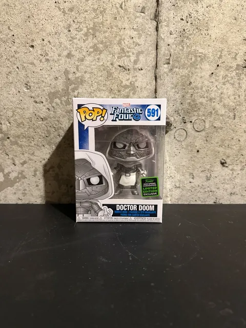 Funko Pop Marvel Fantastic Four Doctor Doom 591 Spring Convention Exclusive