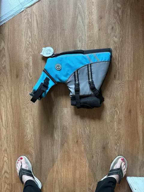 Vivaglory Dog Life Vest Size L Blue