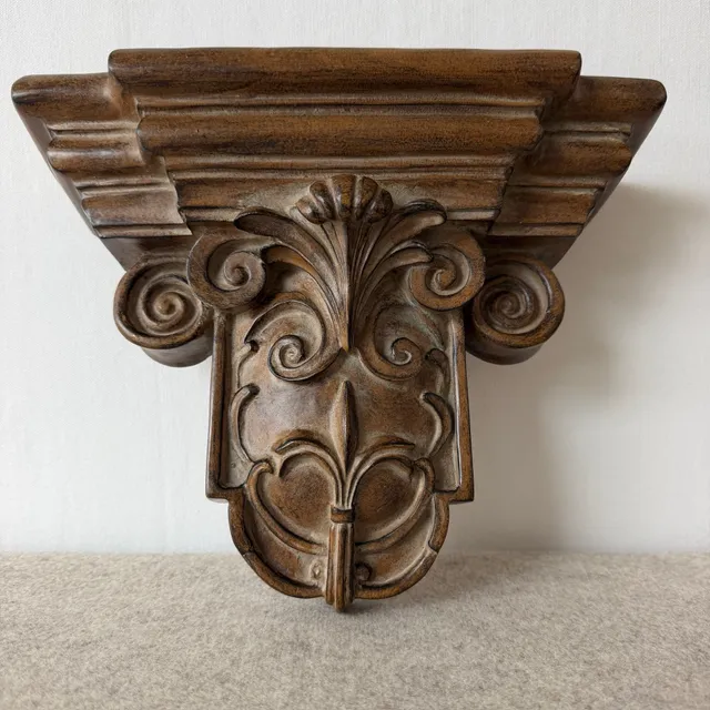 Ornate Scroll Corbel Wall Shelf #1