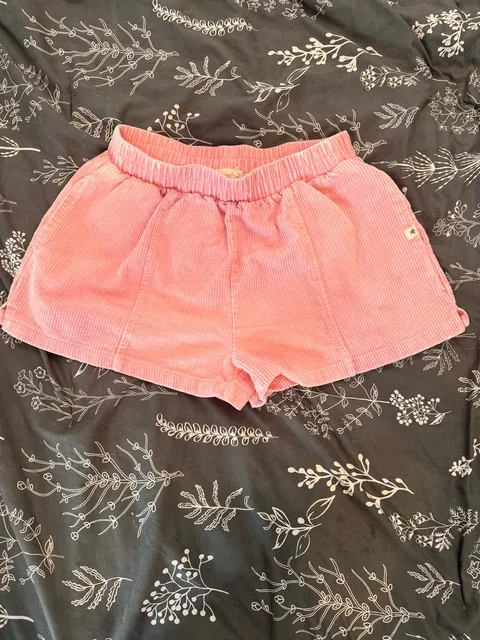 Simply Southern Corduroy Shorts Size S Pink