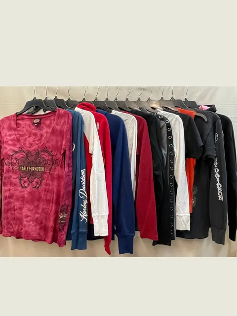 14pc Small 4-6 Vintage Harley Davidson Bundle Long Sleeve Shirts Hoodies Graphic T 2000s