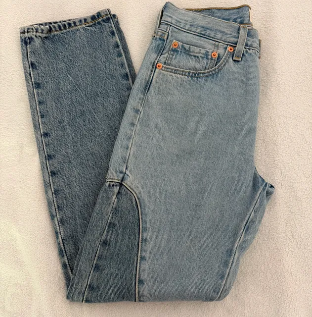 Levi's 501 Original Chaps Straight Leg Western Look Jeans