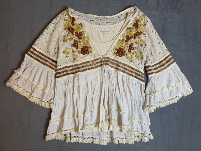 Soft Surroundings Embroidered Tunic Size XLarge