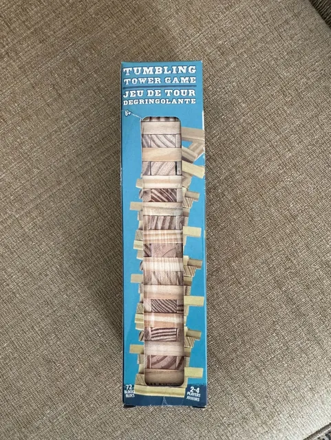 Tumbling Tower Game 72 Wooden Blocks