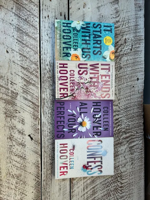 Colleen Hoover 4 Paperback Book Lot: It Starts With Us