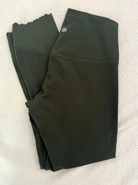 Lululemon Align Leggings Scallop Hem High-rise Crop