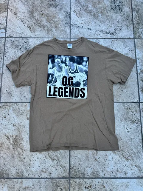 Delta Pro Weight OG Legends Graphic T-Shirt Size XL Brown