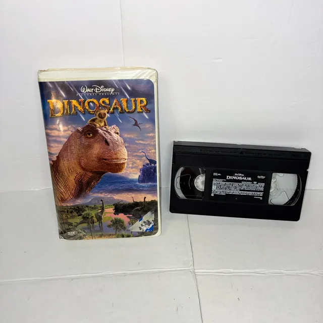 Walt Disney Dinosaur VHS Tape Clamshell Case