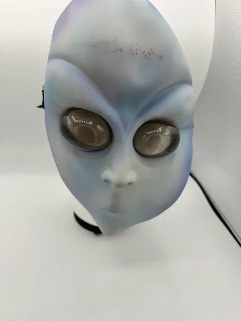 Alien Mask Costume Accessory Blue Bubble Eyes