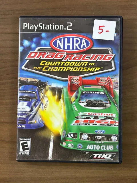 NHRA Drag Racing Countdown to the Championship (PS2, 2007) Complete w/ Manual