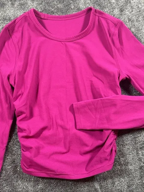 Lululemon Long Sleeve Athletic Shirt Pink