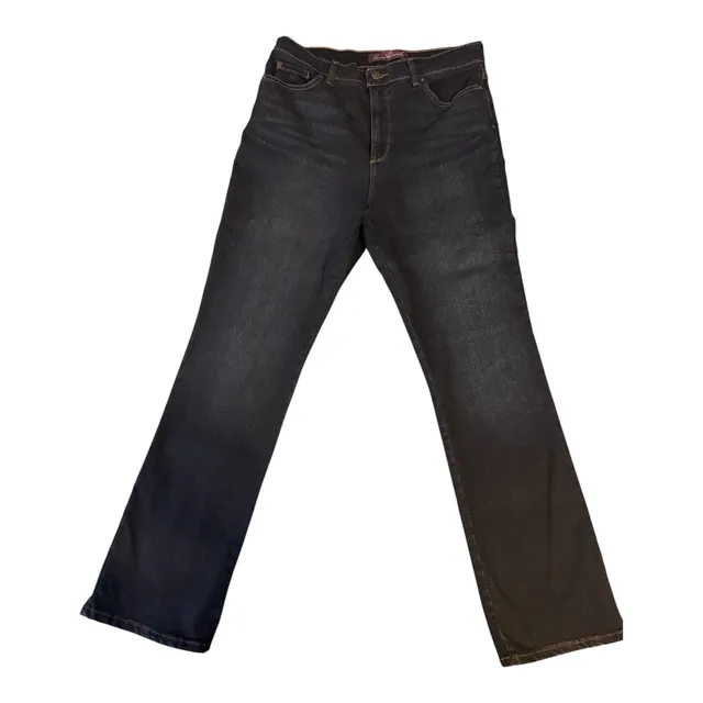 Gloria Vanderbilt Amanda Bootcut Jeans Women’s Size 14 Dark Wash Stretch Denim