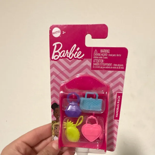 Mattel Barbie Handbag Pack 4pc Accessories for 11in Fashion Doll GVY22