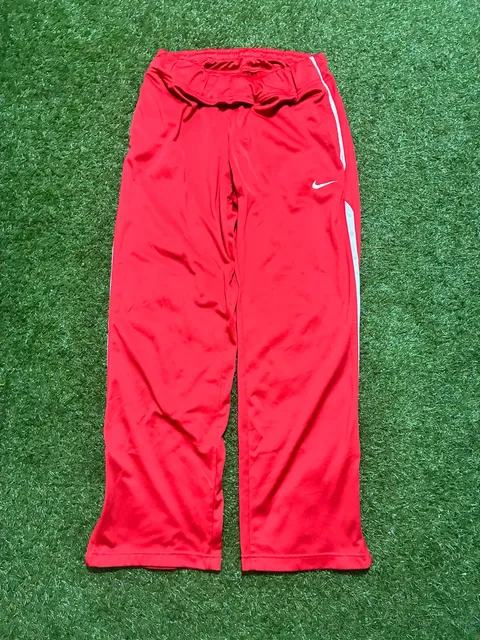 Nike Track Pants Red White Stripe