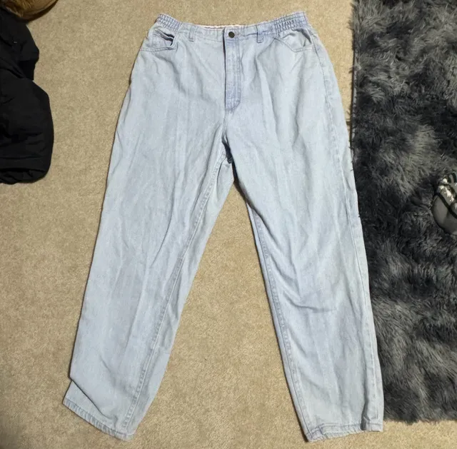 Lee Original Jeans Tapered Relaxed Light Wash Size 32x29